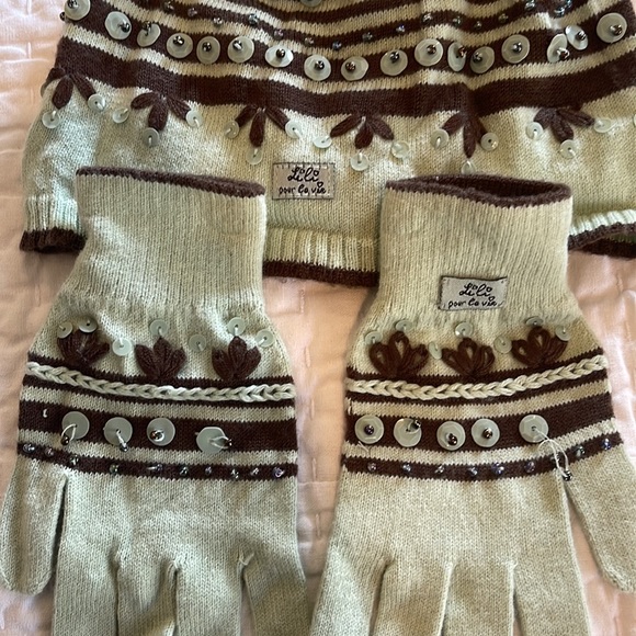 Lili Gaufrette gloves and beanie size Toddler 3 - Picture 3 of 6